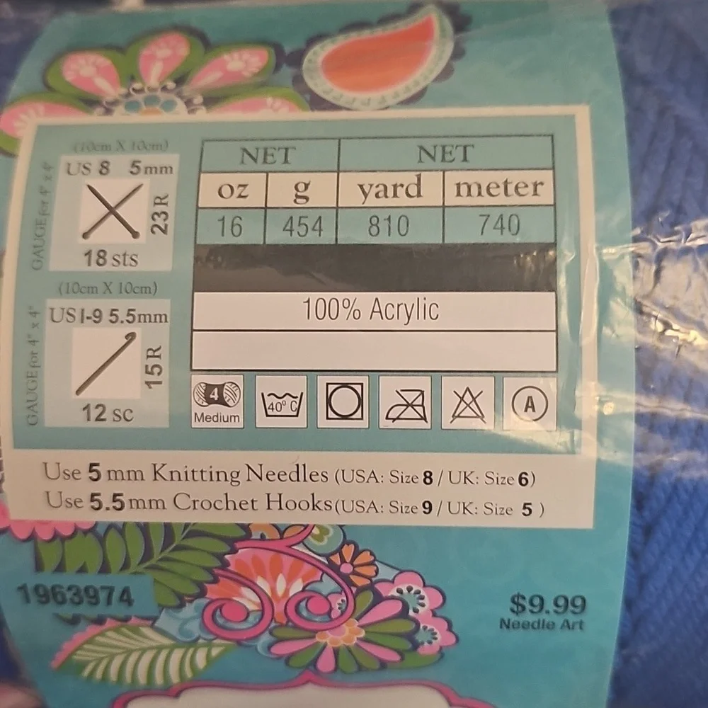 Crafter's Secret Pink and Blue Yarn Set